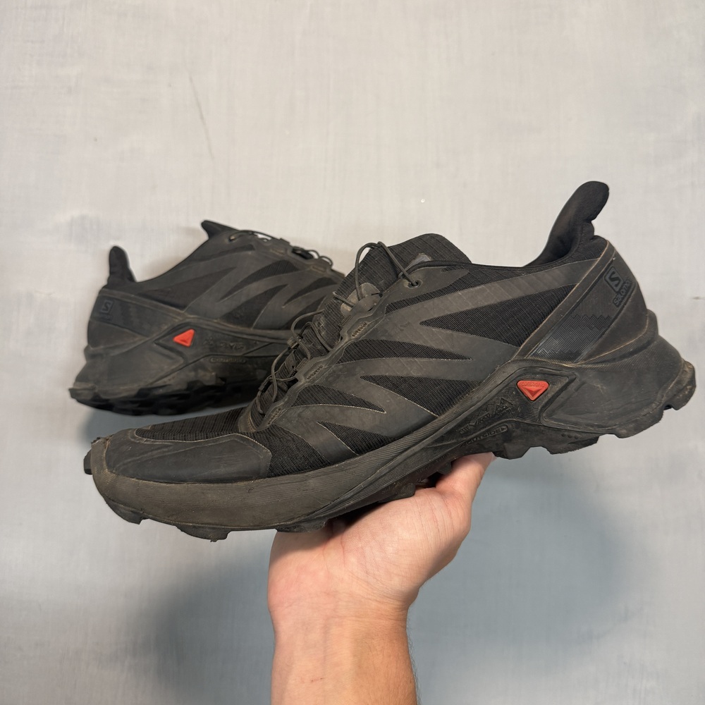 Salomon Men's Supercross trail running shoes Black Size 12